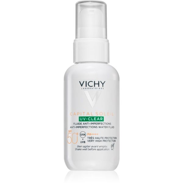 Vichy Vichy Capital Soleil UV- Clear грижа против бръчки за мазна кожа склонна към акне SPF 50+ 40 мл.