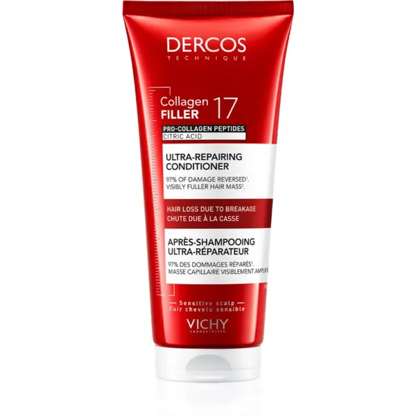 Vichy Vichy Dercos Collagen Filler 17 интензивен възстановяващ балсам 200 мл.