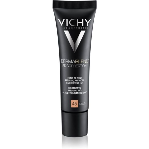 Vichy Vichy Dermablend 3D Correction коригиращ изглаждащ фон фьо тен SPF 25 цвят 45 Gold  30 мл.