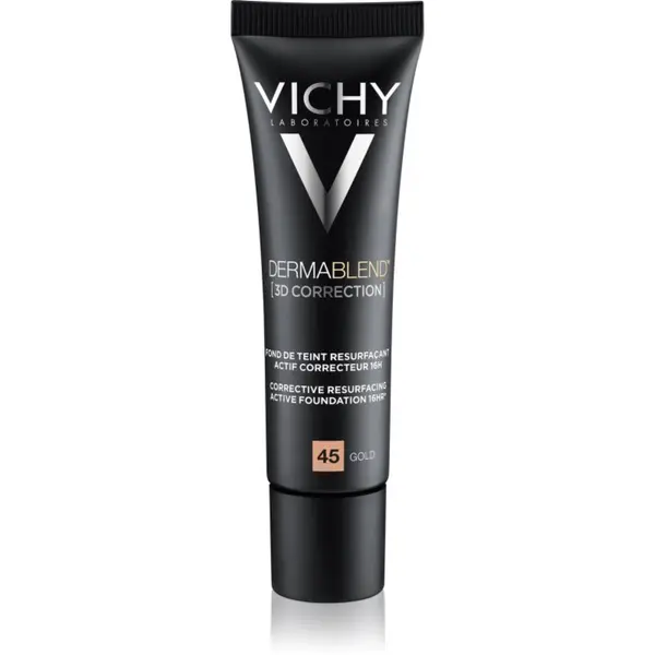 Vichy Vichy Dermablend 3D Correction коригиращ изглаждащ фон фьо тен SPF 25 цвят 45 Gold  30 мл.
