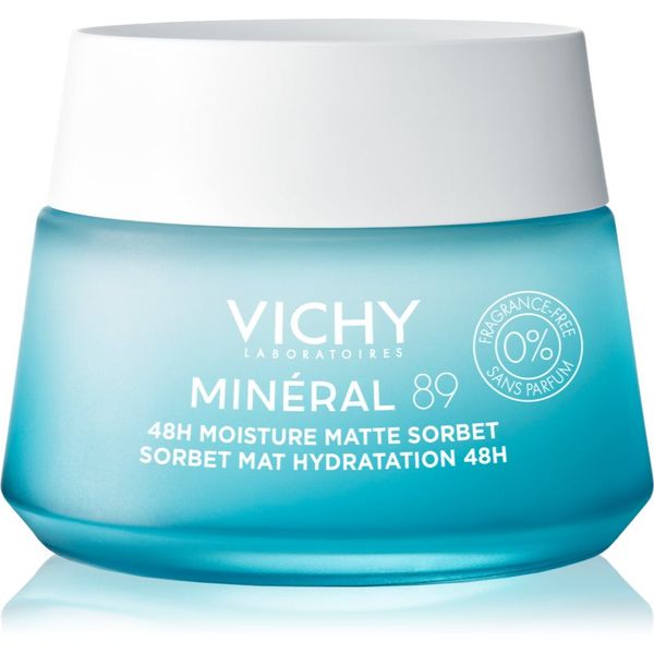 Vichy Vichy Minéral 89 Moisture Matte Sorbet крем сорбе за смесена и мазна кожа без парфюм 50 мл.