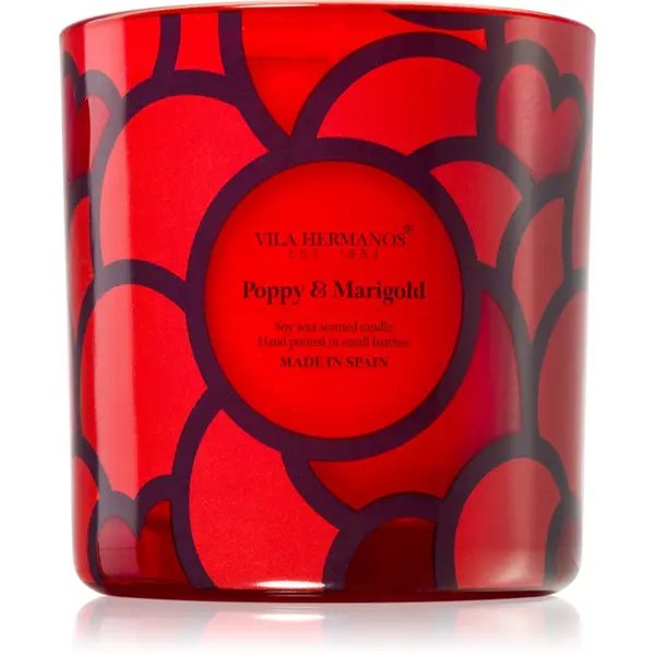Vila Hermanos Vila Hermanos 70ths Year Poppy & Marigold ароматна свещ 500 гр.