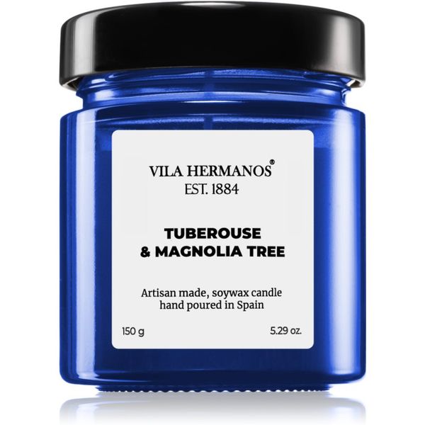 Vila Hermanos Vila Hermanos Apothecary Cobalt Blue Tuberose & Magnolia Tree ароматна свещ 150 гр.