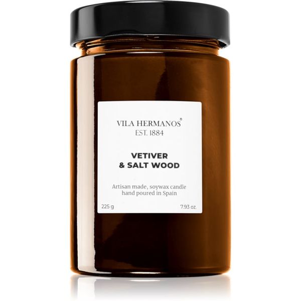 Vila Hermanos Vila Hermanos Apothecary Vetiver & Salt Wood ароматна свещ 225 гр.