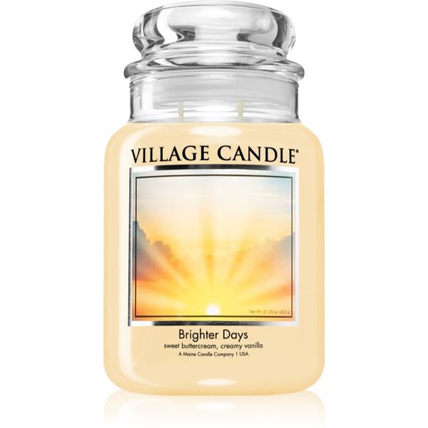 Village Candle Village Candle Brighter Days ароматна свещ (Glass Lid) 602 гр.