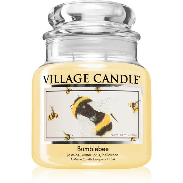 Village Candle Village Candle Bumblebee ароматна свещ  (Glass Lid) 389 гр.