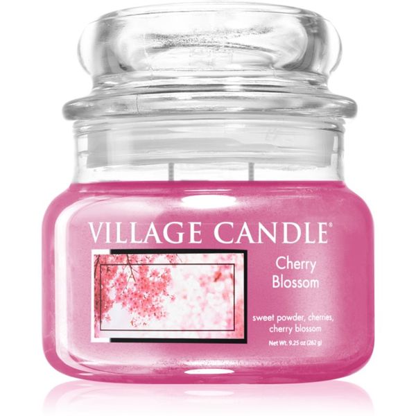 Village Candle Village Candle Cherry Blossom ароматна свещ (Glass Lid) 262 гр.