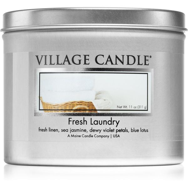 Village Candle Village Candle Fresh Laundry ароматна свещ в кутия 311 гр.