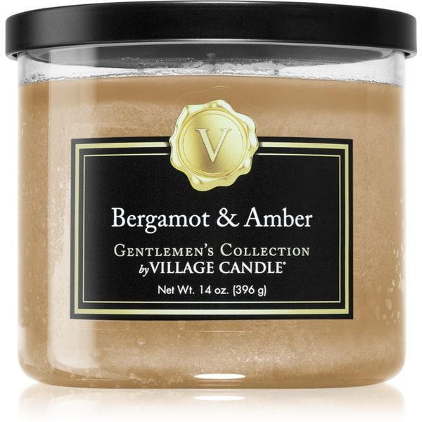 Village Candle Village Candle Gentlemen's Collection Bergamot & Amber ароматна свещ 369 гр.