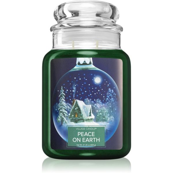 Village Candle Village Candle Peace on Earth ароматна свещ (Glass Lid) 602 гр.