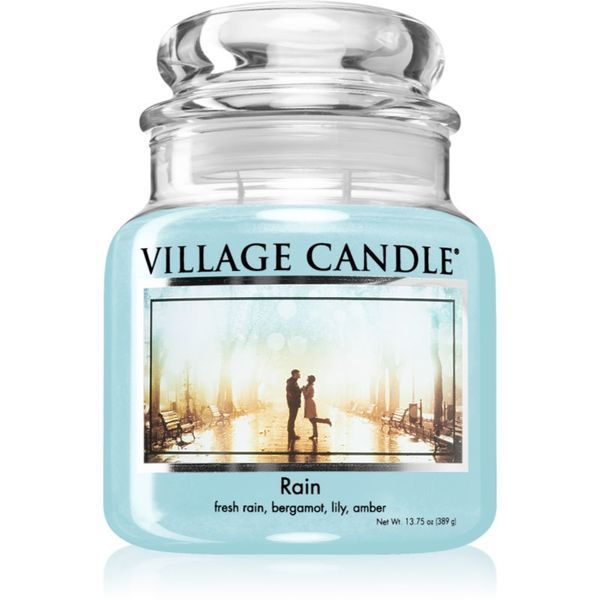 Village Candle Village Candle Rain ароматна свещ (Glass Lid) 389 гр.