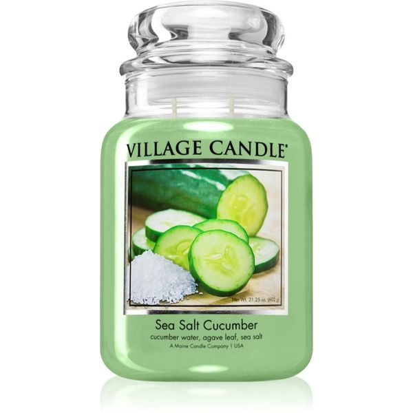 Village Candle Village Candle Sea Salt Cucumber ароматна свещ 602 гр.