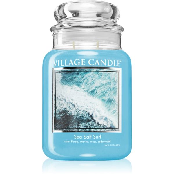 Village Candle Village Candle Sea Salt Surf ароматна свещ (Glass Lid) 602 гр.