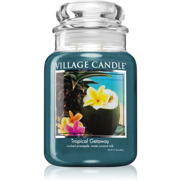 Village Candle Village Candle Tropical Gateway ароматна свещ (Glass Lid) 602 гр.