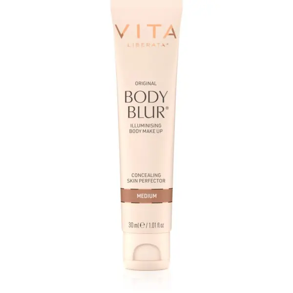 Vita Liberata Vita Liberata Body Blur Body Makeup лек фон дьо тен за лице и тяло малка опаковка цвят Medium 30 мл.
