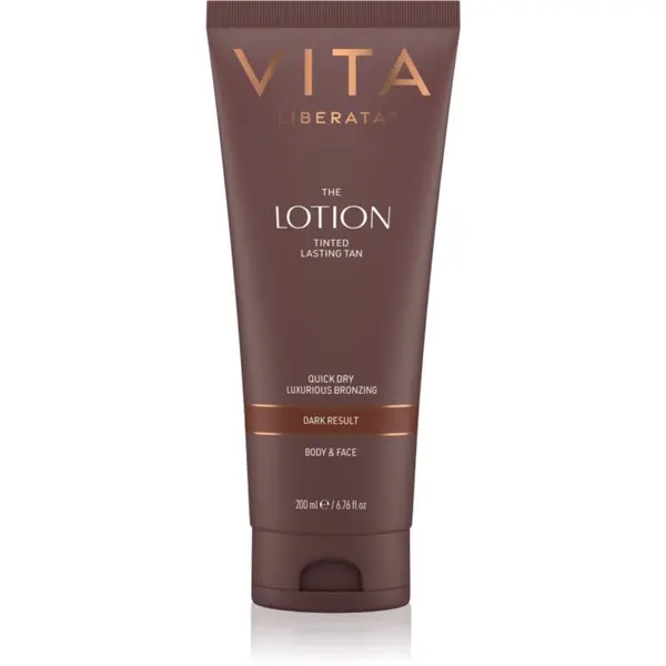 Vita Liberata Vita Liberata Tinted Tanning Lotion автобронзант мляко за тяло цвят Dark 200 мл.