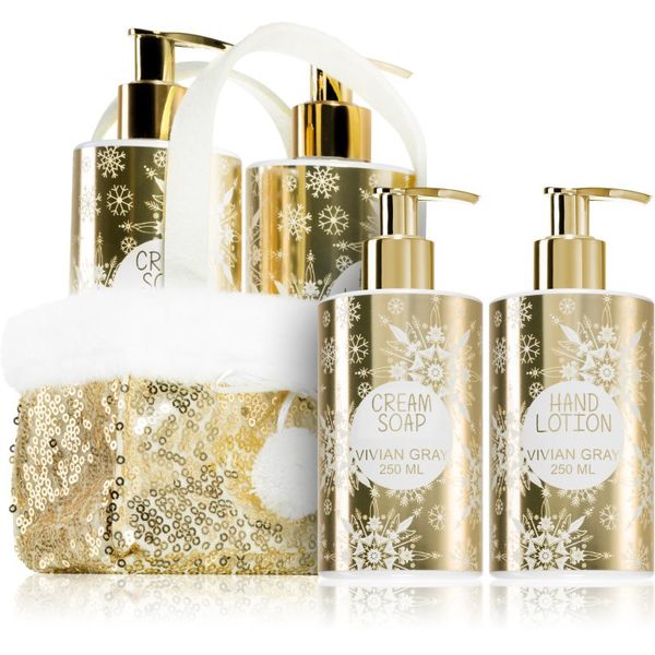 Vivian Gray Vivian Gray Golden Glitters Vanilla & Patchouli подаръчен комплект (за ръце)
