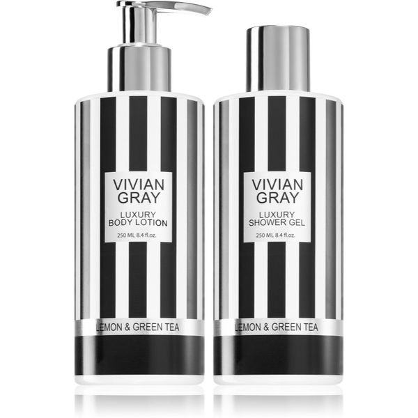 Vivian Gray Vivian Gray Lemon & Green Tea подаръчен комплект за тяло 2x250 мл.