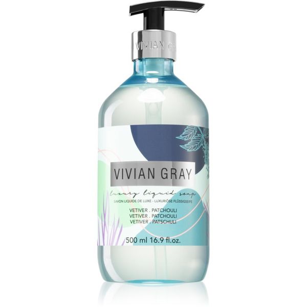 Vivian Gray Vivian Gray Modern Pastel Vetiver & Patchouli освежаващ течен сапун 500 мл.