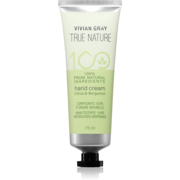 Vivian Gray Vivian Gray True Nature Citrus & Bergamot хидратиращ крем за ръце 75 мл.