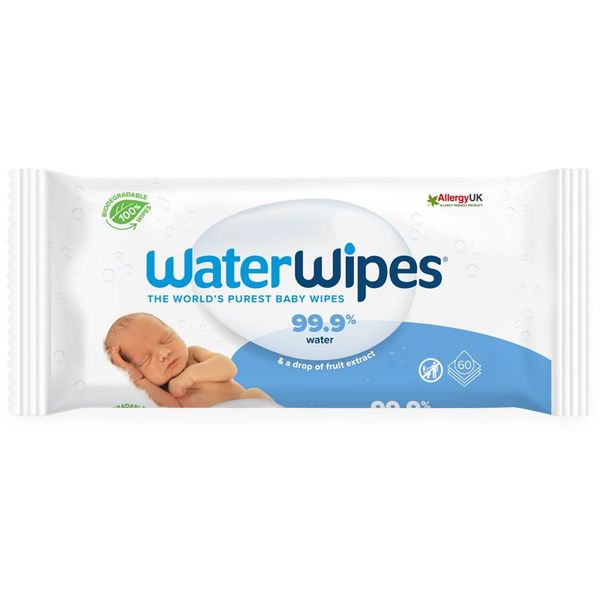 Water Wipes Water Wipes Baby Wipes нежни мокри кърпички за бебета 60 бр.