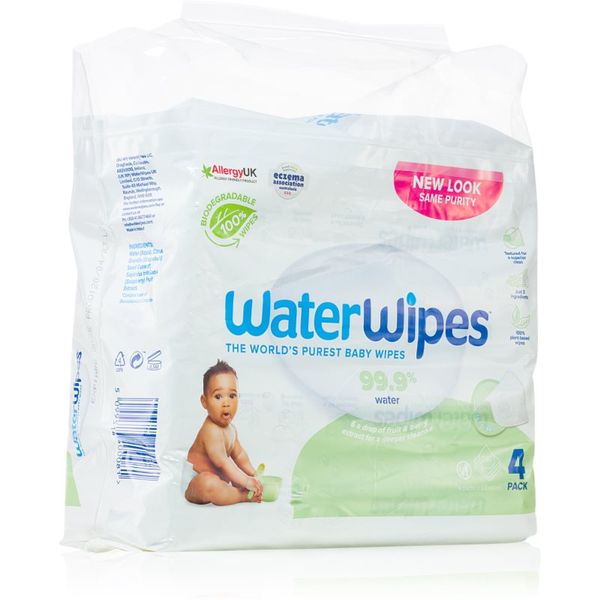 Water Wipes Water Wipes Baby Wipes Soapberry 4 Pack нежни мокри кърпички за бебета 4x60 бр.