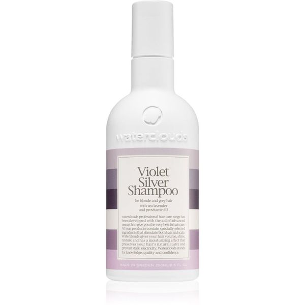 Waterclouds Waterclouds Violet Silver Shampoo шампоан, неутрализиращ жълтите нюанси 250 мл.