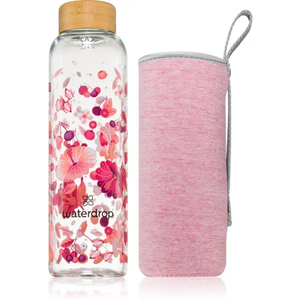 Waterdrop Waterdrop Glass Edition стъклена бутилка за вода Relax 600 мл.