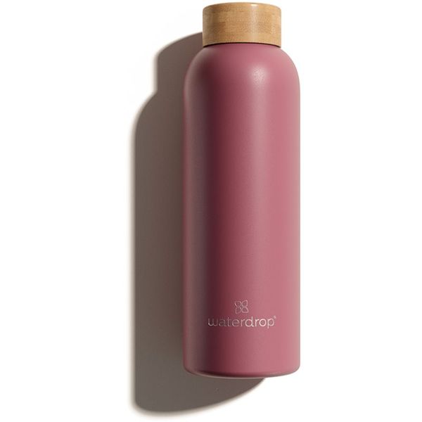 Waterdrop Waterdrop Thermo Steel неръждаема бутилка за вода боя Pink Matt 600 мл.