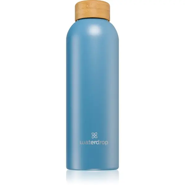 Waterdrop Waterdrop Thermo Steel неръждаема бутилка за вода боя Turquoise Matt 1 бр.