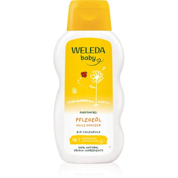 Weleda Weleda Baby and Child бебешко олио с невен без парфюм 200 мл.