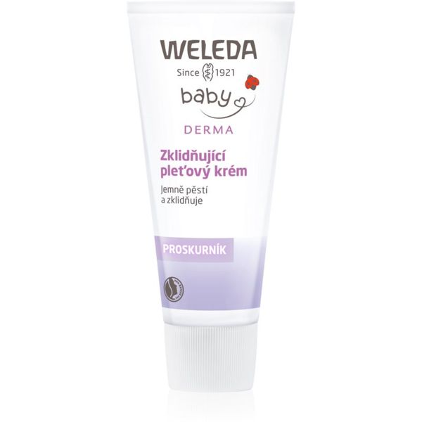 Weleda Weleda Baby Derma успокояващ крем за лице за деца 50 мл.