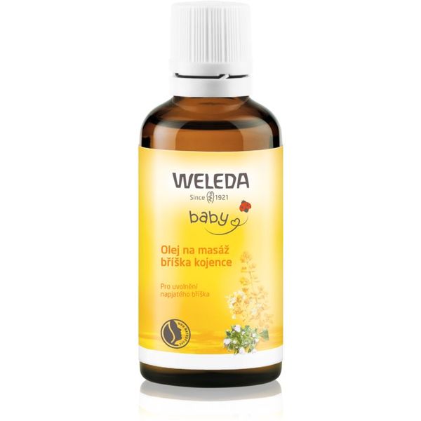 Weleda Weleda Baby олио за масаж на коремчето, за кърмачета. 50 мл.