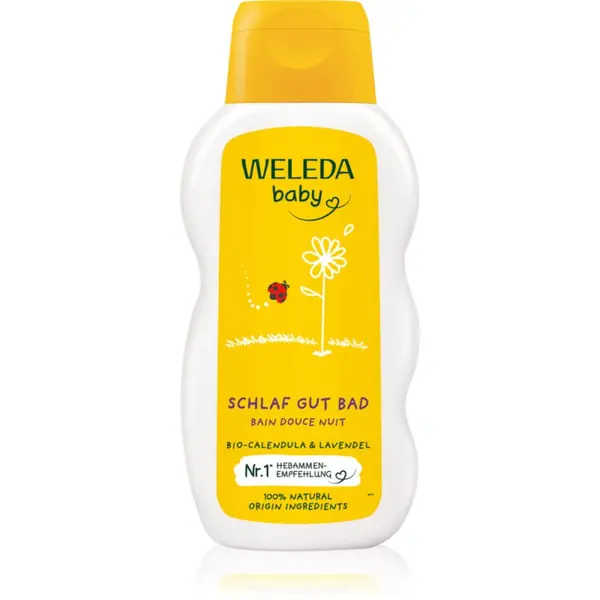 Weleda Weleda Baby продукт за вана за бебете с невен за лека нощ 200 мл.
