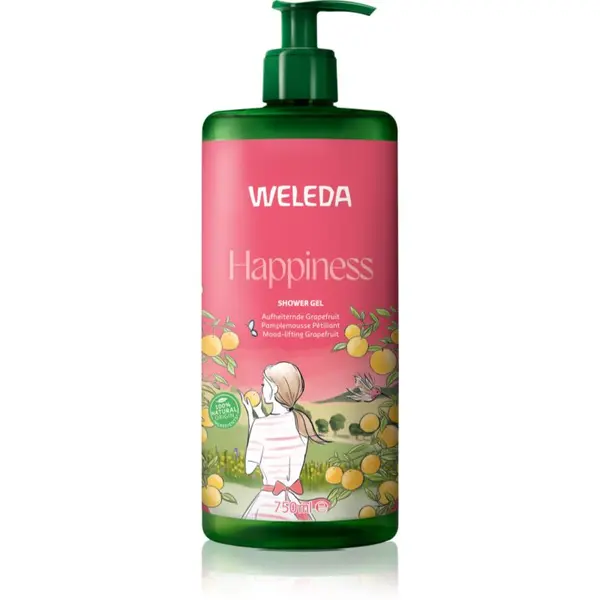 Weleda Weleda Happiness освежаващ душ гел Grapefruit, Tangerine and Lime 750 мл.
