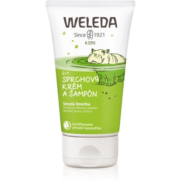 Weleda Weleda Kids Cheerful Lime душ-крем и шампоан за деца 2 в 1 150 мл.