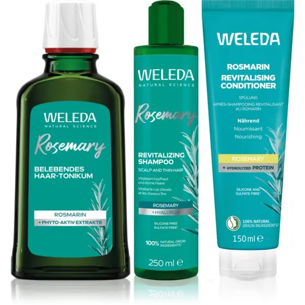 Weleda Weleda Rosemary комплект за растеж на косата и укрепване от корените