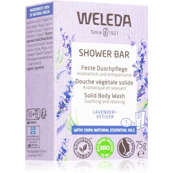 Weleda Weleda Shower Bar Lavender твърд сапун с лавандула 75 гр.