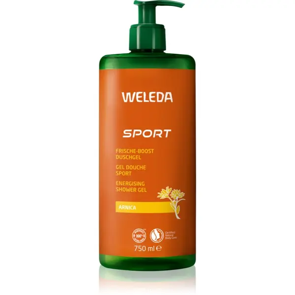 Weleda Weleda Sport освежаващ душ гел с регенериращ ефект Arnica, Rosemary, Lavender 750 мл.