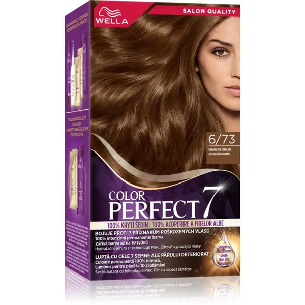 Wella Wella Color Perfect боя за коса цвят 6/73 Toffee Chocolate 1 бр.