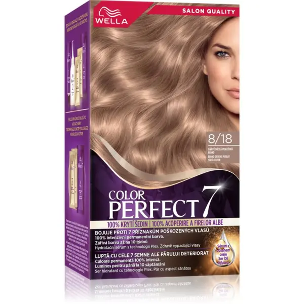 Wella Wella Color Perfect боя за коса цвят 8/18 Glow Light Pearl Blond 1 бр.