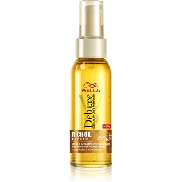 Wella Wella Deluxe Rich Oil подхранващо масло за суха коса 100 мл.