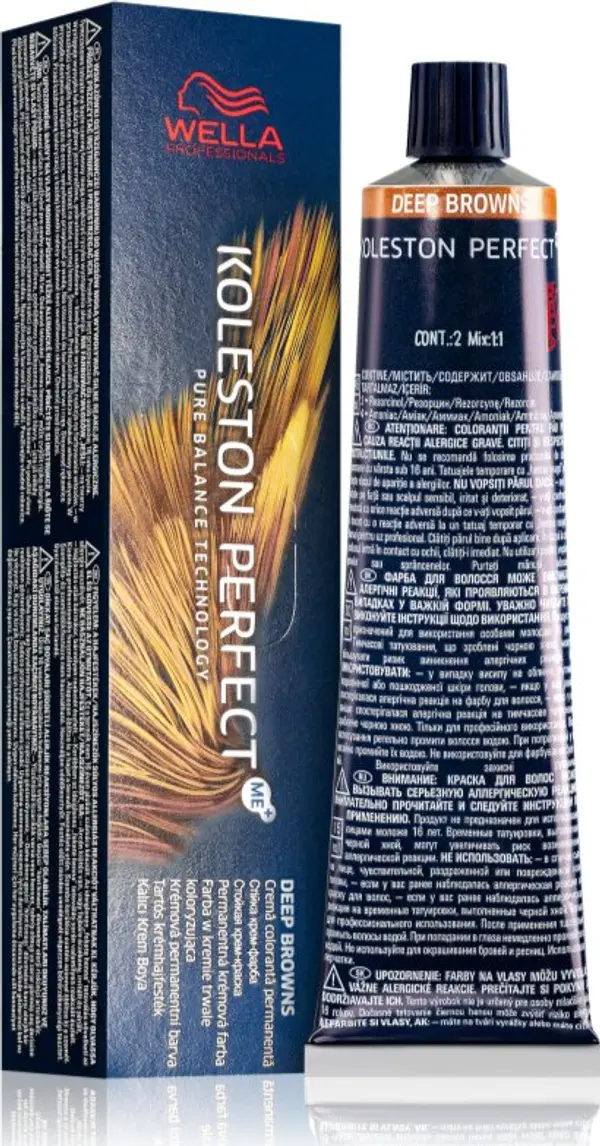 Wella Professionals Wella Professionals Koleston Perfect ME+ Deep Browns перманентната боя за коса цвят 6/71 60 мл.