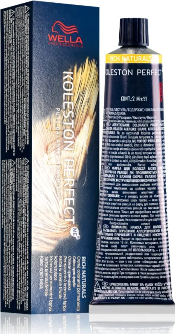 Wella Professionals Wella Professionals Koleston Perfect ME+ Rich Naturals перманентната боя за коса цвят 10/1 60 мл.