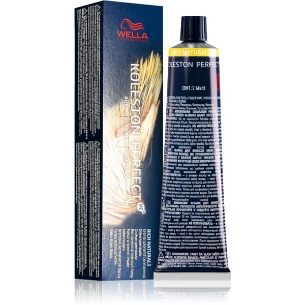 Wella Professionals Wella Professionals Koleston Perfect ME+ Rich Naturals перманентната боя за коса цвят 8/1 60 мл.