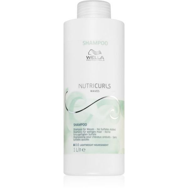 Wella Professionals Wella Professionals Nutricurls Waves хидратиращ шампоан за чуплива коса 1000 мл.