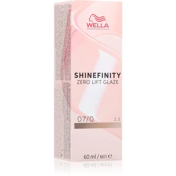 Wella Professionals Wella Professionals Shinefinity Zero Lift Glaze полуперманентна тонираща боя за коса цвят 07/0 60 мл.