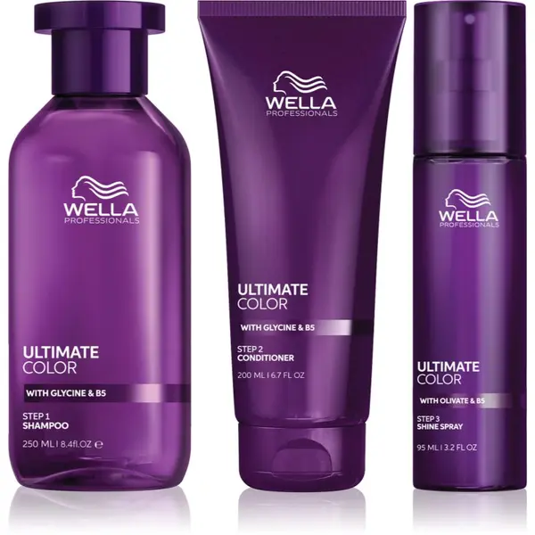Wella Professionals Wella Professionals Ultimate Color sada комплект за боядисана коса 3 бр.