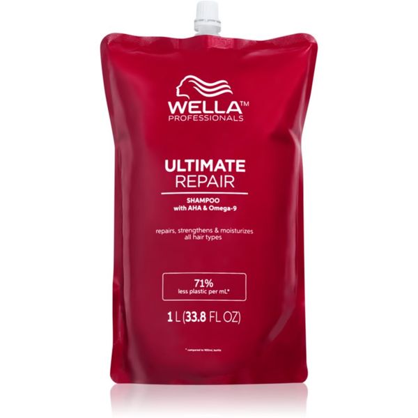 Wella Professionals Wella Professionals Ultimate Repair Shampoo подсилващ шампоан за увредена коса náhradní náplň 1000 мл.