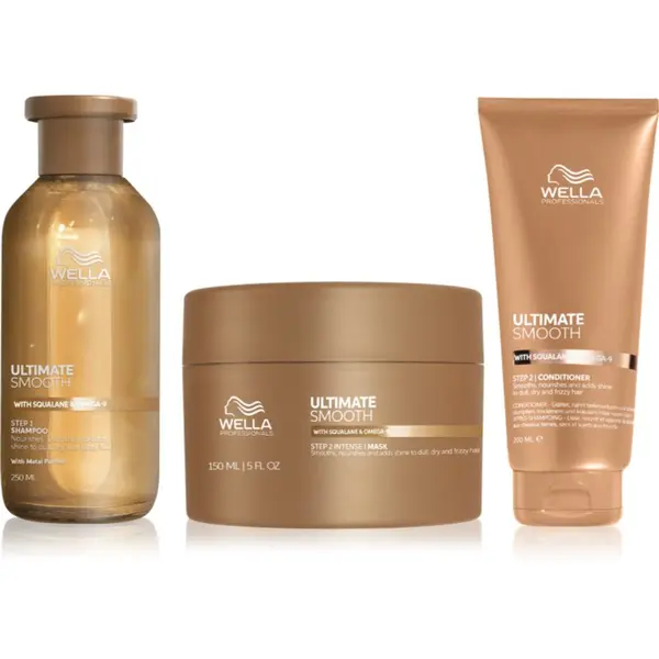 Wella Professionals Wella Professionals Ultimate Smooth bundle комплект за блясък и мекота на косата